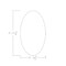 Skutchi Designs 33.5 in W, 59.5 in L, 29 in H, Engineered Wood Top, Grey HAR-OVL-34X60-PT-01 - alternate 2